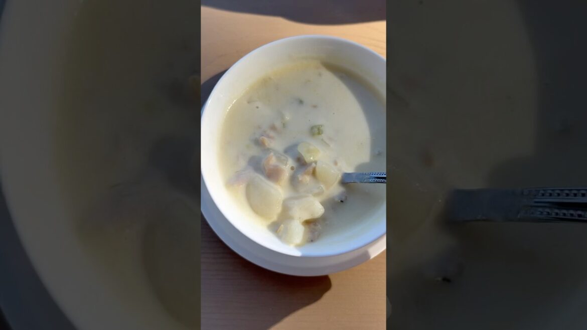 Homemade Clam Chowder Soup Recipe on my channel #shortvideo #shorts #short #food