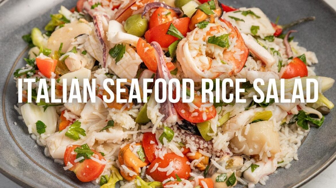 Italian Seafood Rice Salad