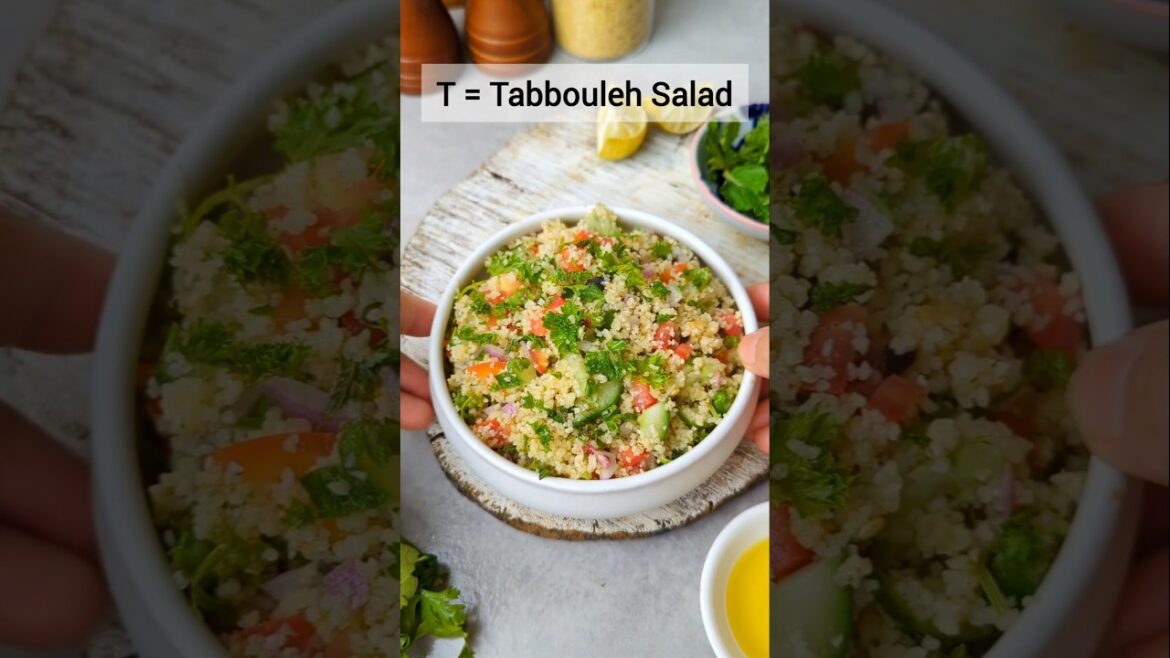 Middle Eastern Style Couscous Salad #saladlover