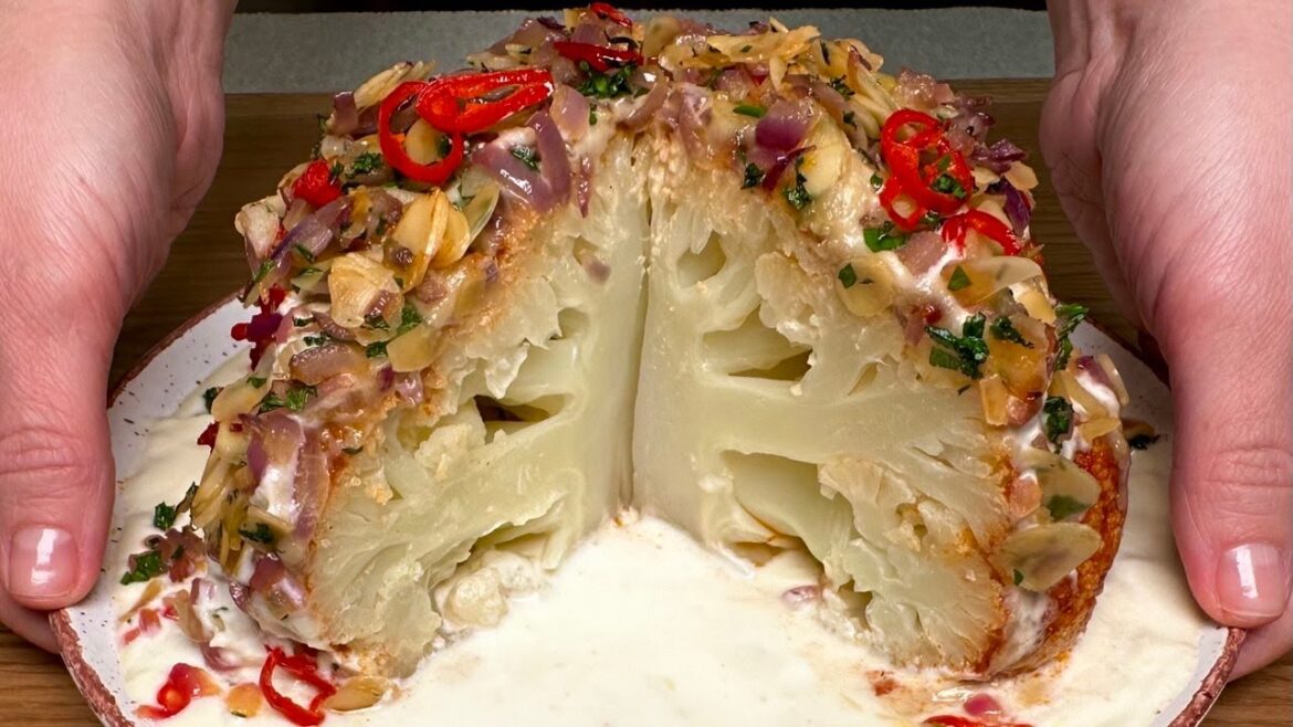 Blumenkohl hat noch nie so gut geschmeckt! Einfach und Köstliches Abendessenrezept!