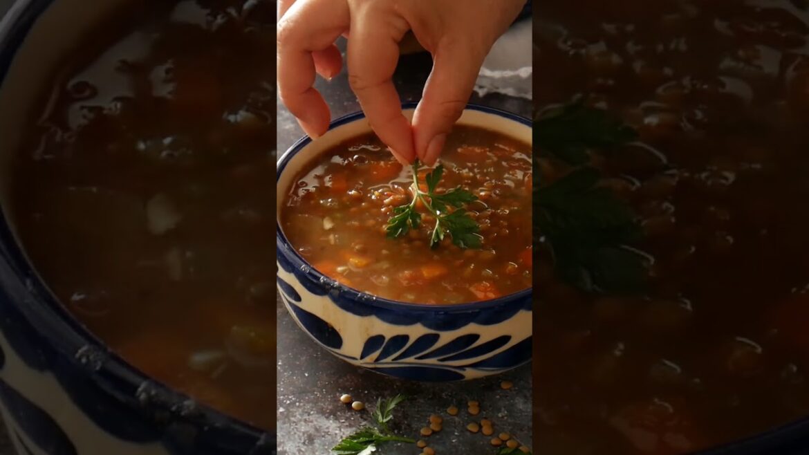 Mexican Lentil Soup (Budget Friendly Recipe)