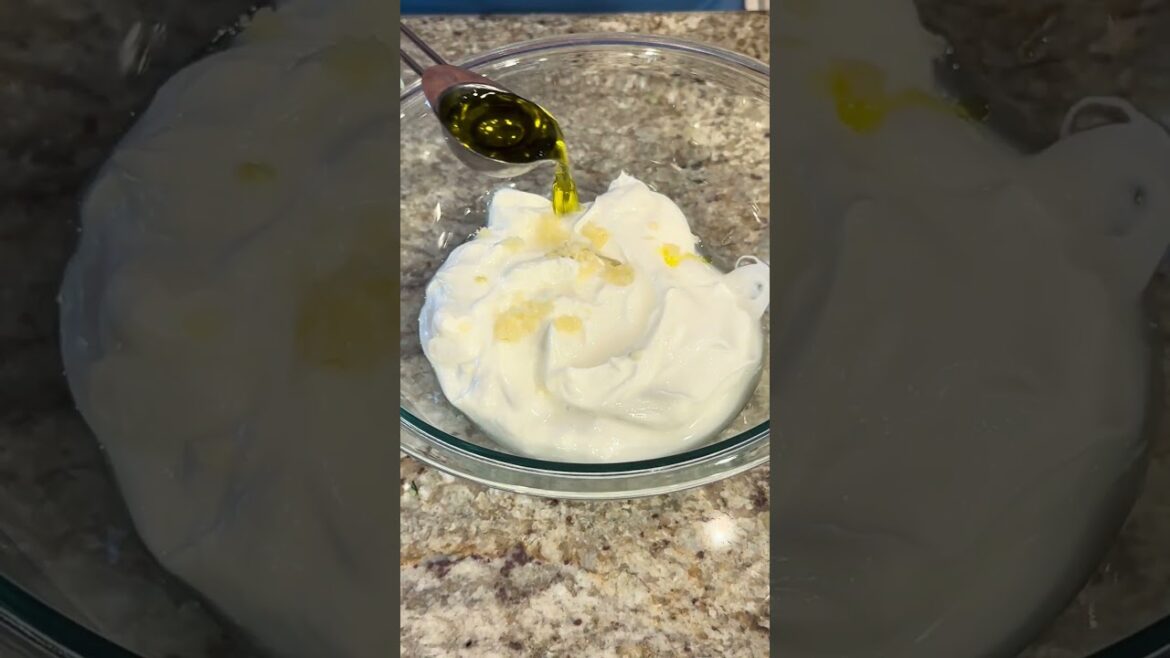 Easy Tzatziki Recipe #healthydip
