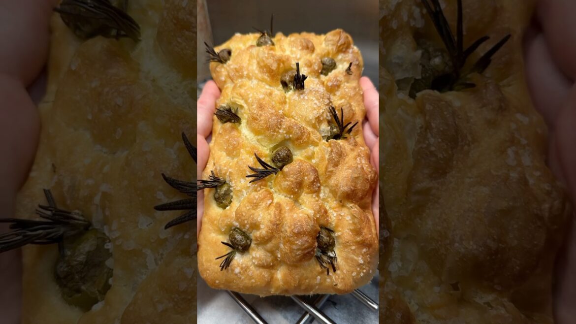 Perfectly Easy No-Knead Olive-Rosemary Focaccia