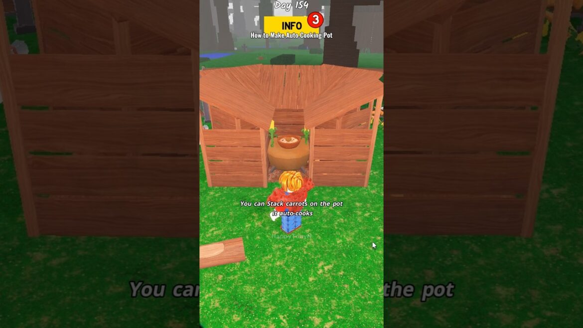 How to Make Auto Cooking Pot in 99 Nights of the Forest