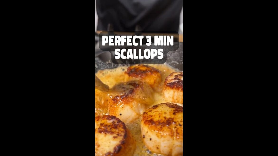 Perfect 3 Min Scallops! Perfect 3 Min Scallops!