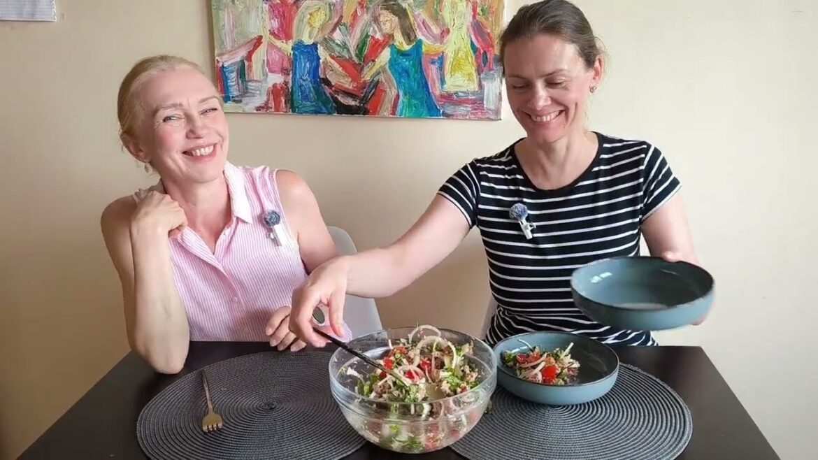 Марокканский салат за 5 минут это реально вкусно!