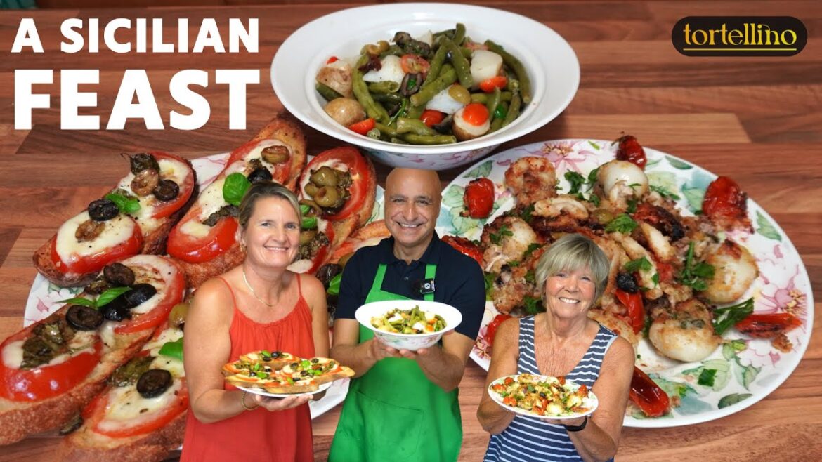 Our Family Tries Sicilian Recipes for Saturday Night!