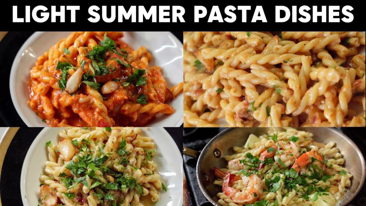 Light Summer Pasta Dishes: Garlic, Shrimp Diavola & My Personal Favorite Light Summer Pasta Dishes: Garlic, Shrimp Diavola & My Personal Favorite