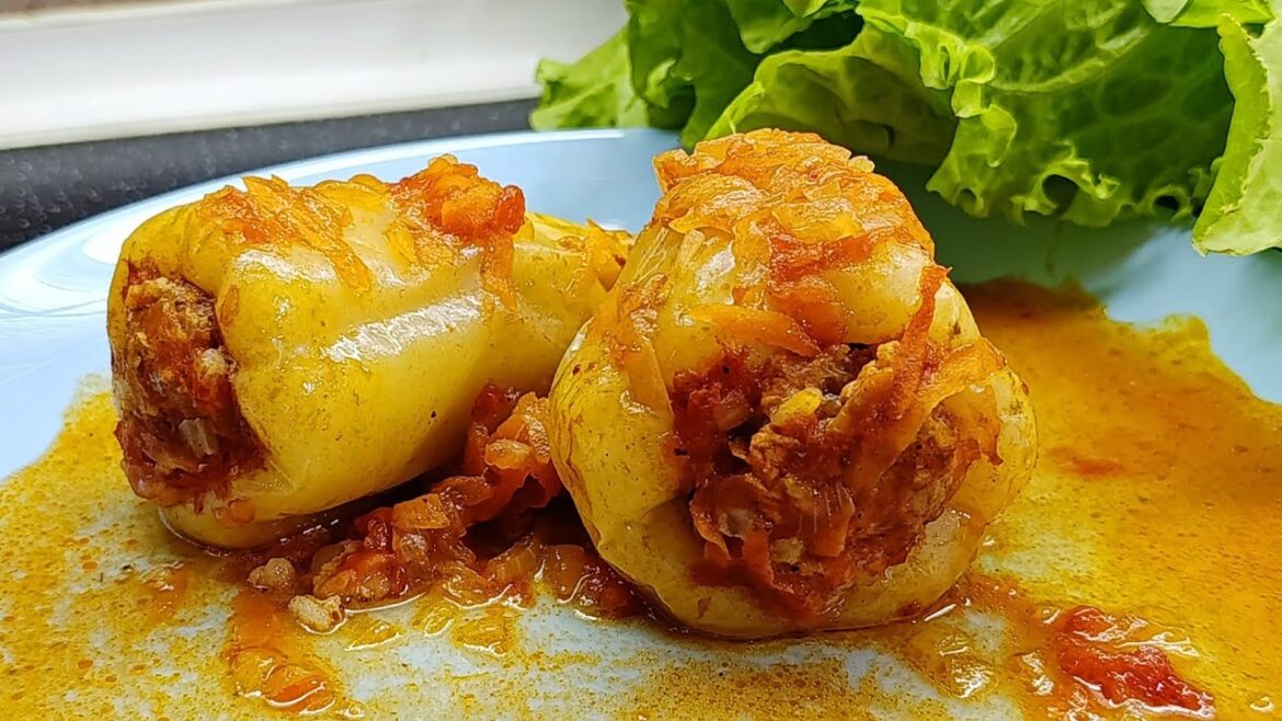 Фаршированные перцы - самый простой и вкусный рецепт!