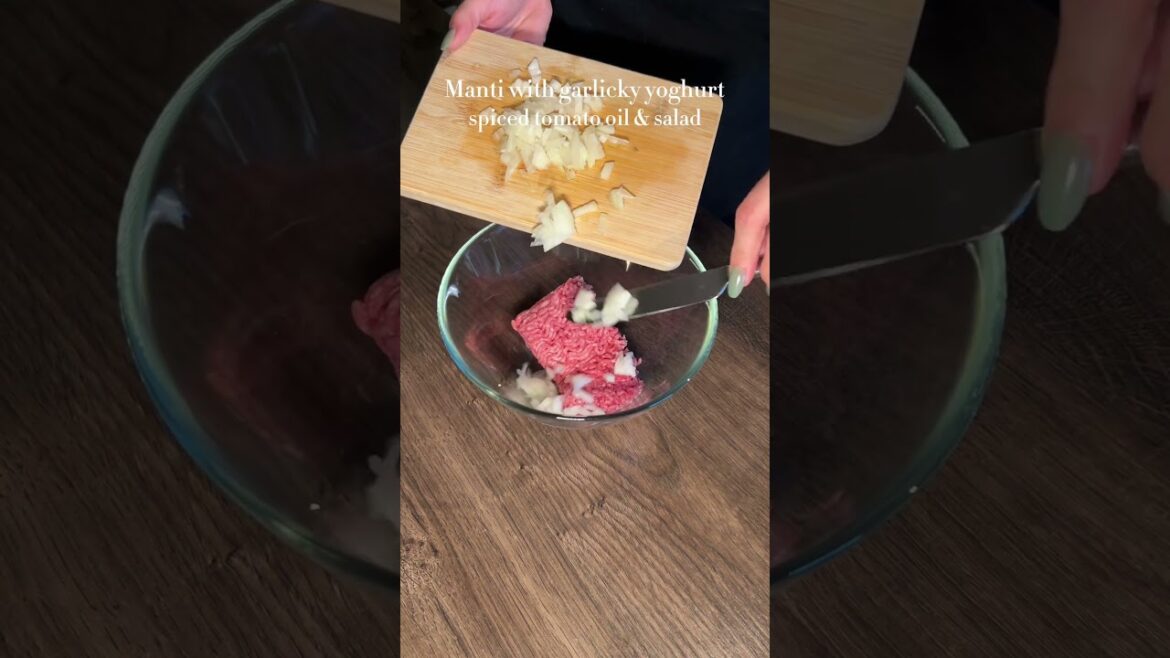 Easy Homemade Manti with Garlicky Yogurt & Spiced Tomato Butter