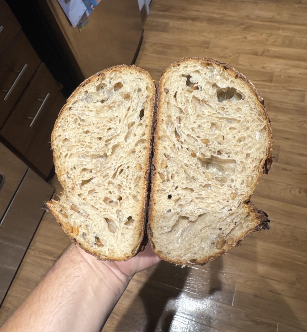 Experimented with 80+ hours cold proof and made my best loaf ever