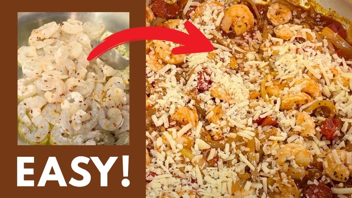 Delicious Italian Style Shrimp with Wine Sauce | Easy Shrimp Pasta Recipe Anyone Can Make