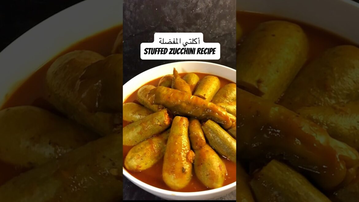 Stuffed Zucchini Recipe | Easy Middle Eastern Koosa Mahshi.              #love #foryou #food
