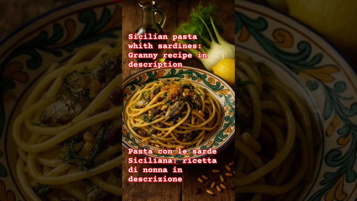 Pasta con le Sarde: ricetta di una nonna siciliana (pasta with Sardines, Sicilian Granny recipe) Pasta con le Sarde: ricetta di una nonna siciliana (pasta with Sardines, Sicilian Granny recipe)