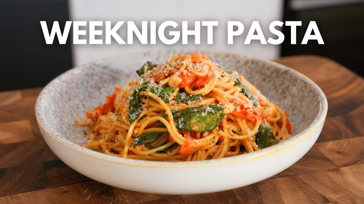 Pasta Alla Scarpariello | Cherry Tomato Basil Pasta Recipe