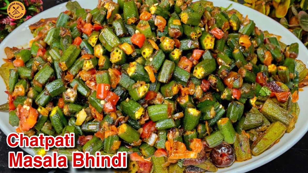 Masala Bhindi Pyaz Recipe | Chatpati Restaurant Style Masala Okra Sabzi Recipe Masala Bhindi Pyaz Recipe | Chatpati Restaurant Style Masala Okra Sabzi Recipe