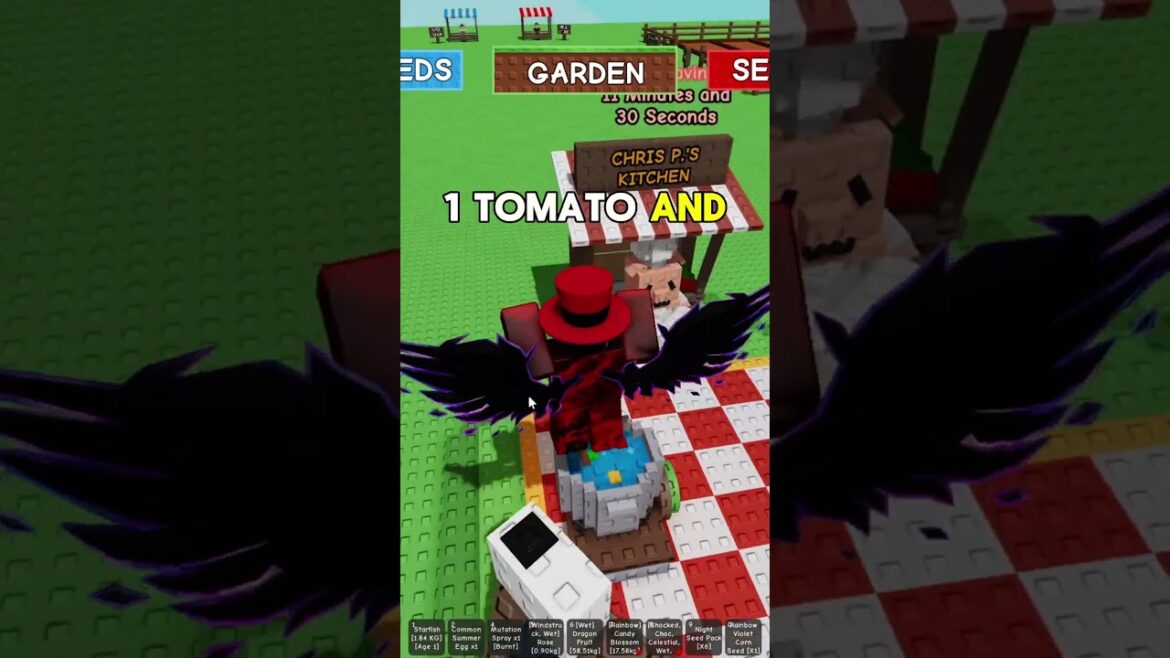 prismatic burger recipe in grow a garden roblox (how to get)