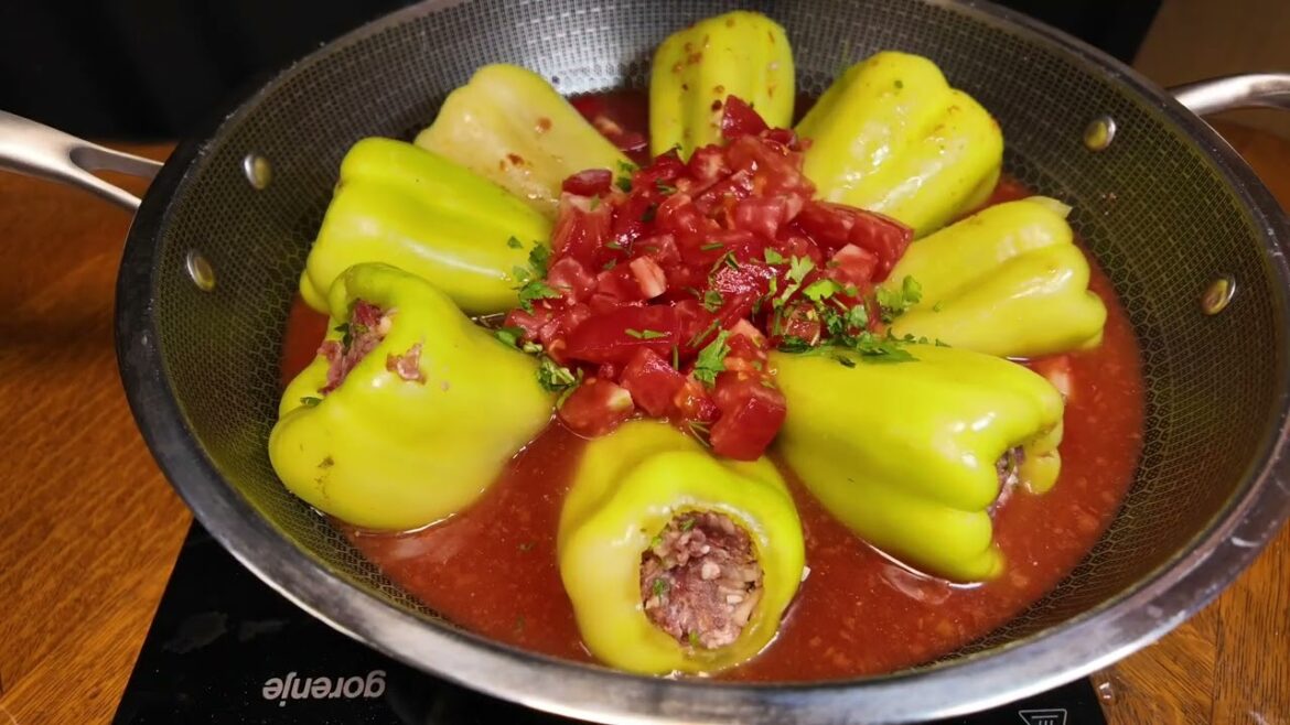 How to Make Stuffed Peppers Dolma Like a Pro! #asmr 4k How to Make Stuffed Peppers Dolma Like a Pro! #asmr 4k