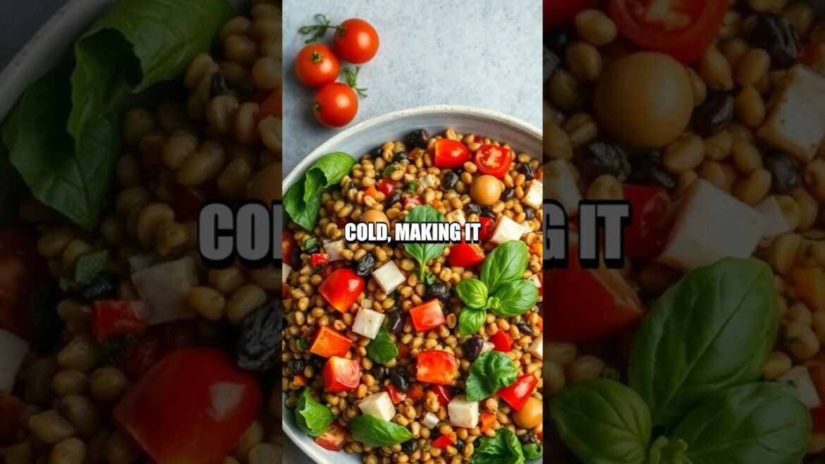 Savory Mediterranean Lentil Salad for Busy Days