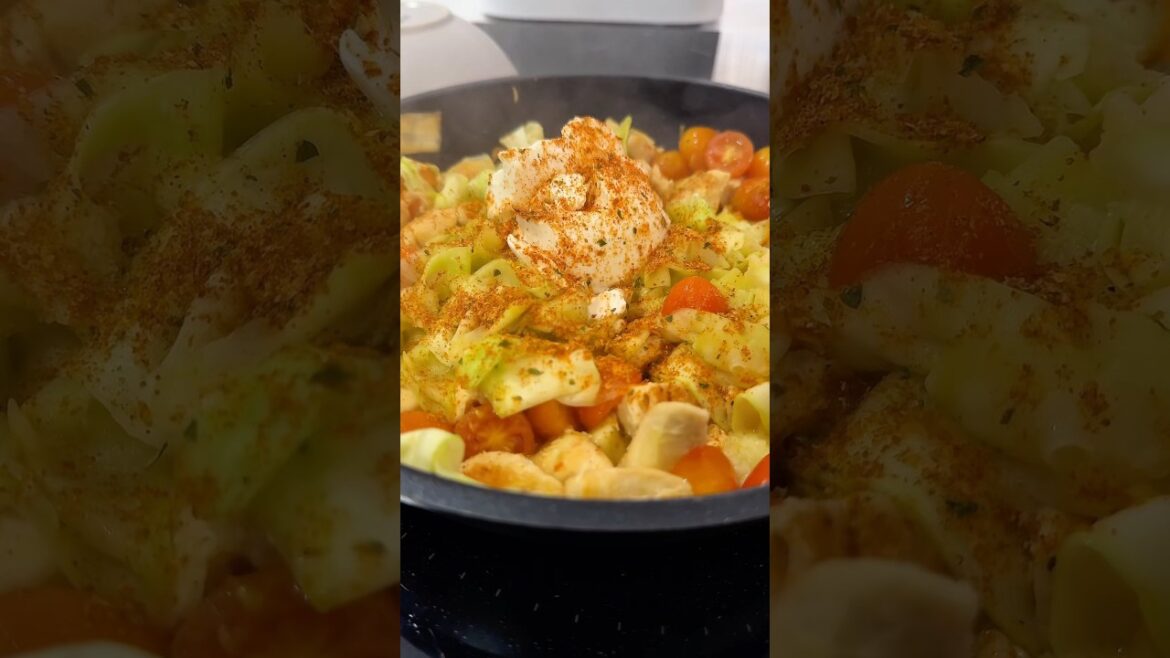 My Favorite Zucchini Chicken Pasta — No Real Pasta Needed #recipe #food #zucchini #chicken