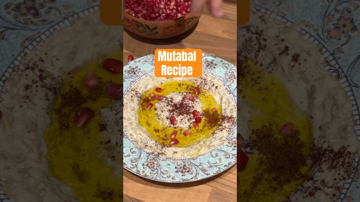 The Ultimate Eggplant Dip – Authentic Mutabal Recipe! #dip