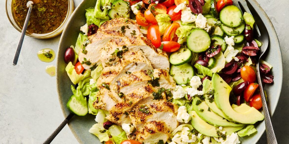 Best Grilled Chicken Salad - HowTo Make A Grilled Chicken Salad