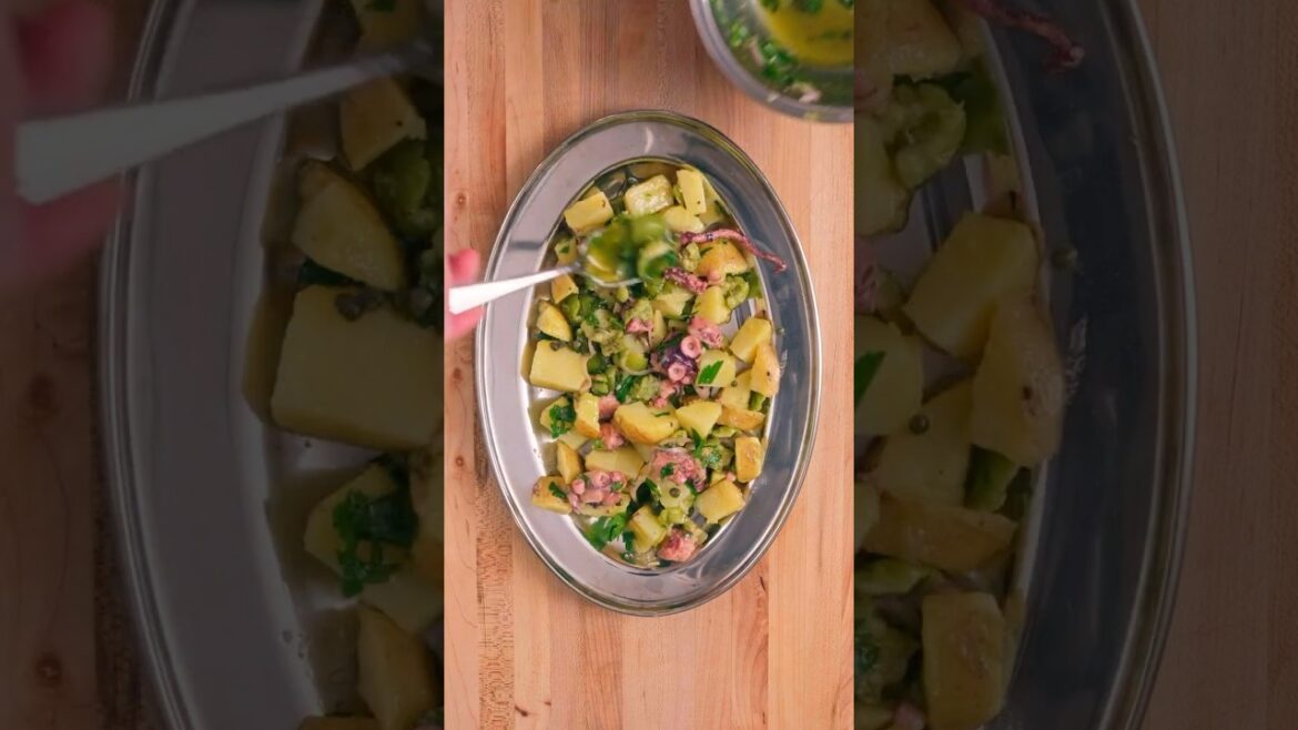 The Easiest Octopus Salad with Potatoes and Olives The Easiest Octopus Salad with Potatoes and Olives