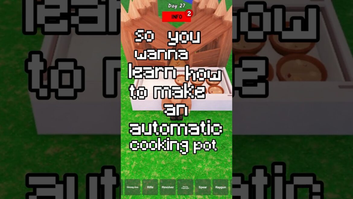 Automatic cooking pot in 99 nights in the forest  #roblox  #stealabrainrot #99nightintheforest