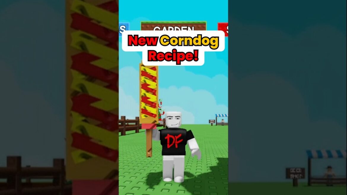 EASY Corndog Recipe in Grow a Garden