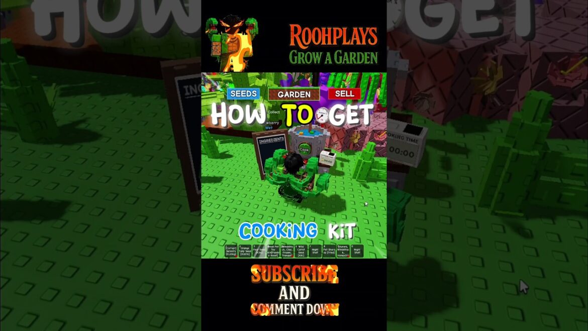 How To Unlock Cooking Kit In Grow a Garden #growagarden #roblox