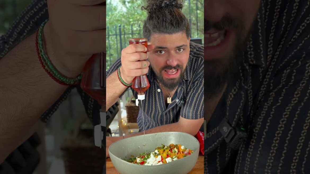 Greek Sushi! Mediterranean stuffed calamari #recipeshorts #food #cookingshorts #seafood