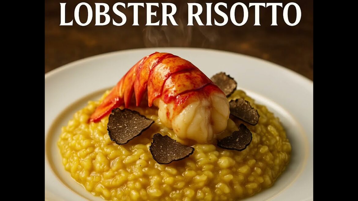 Black Truffle Lobster Risotto#brianminspired