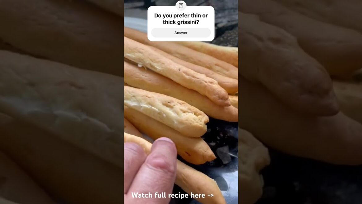 GRISSINI ❤️ classic Italian bread sticks