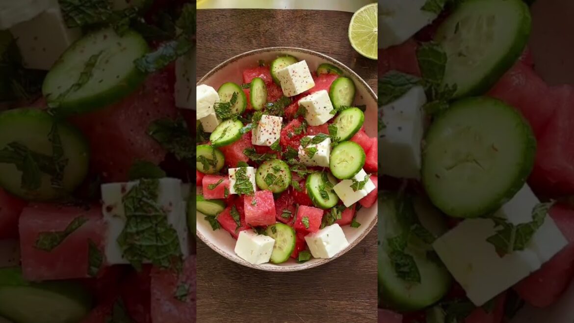 Salade pastèque feta