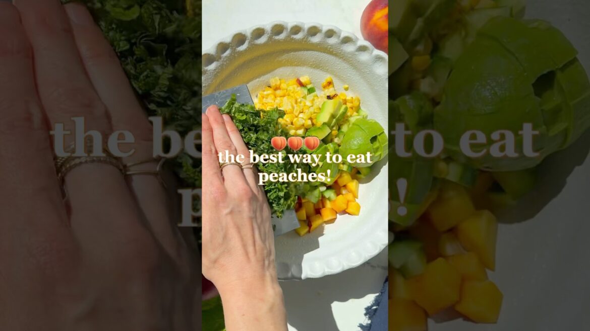 Peach Feta Salad: Click the link in my bio and then select the photo to get the recipe ❤️ Peach Feta Salad: Click the link in my bio and then select the photo to get the recipe ❤️