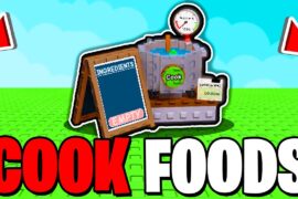 How To COOK FOOD In Grow A Garden! (Beanstalk Update) Roblox
