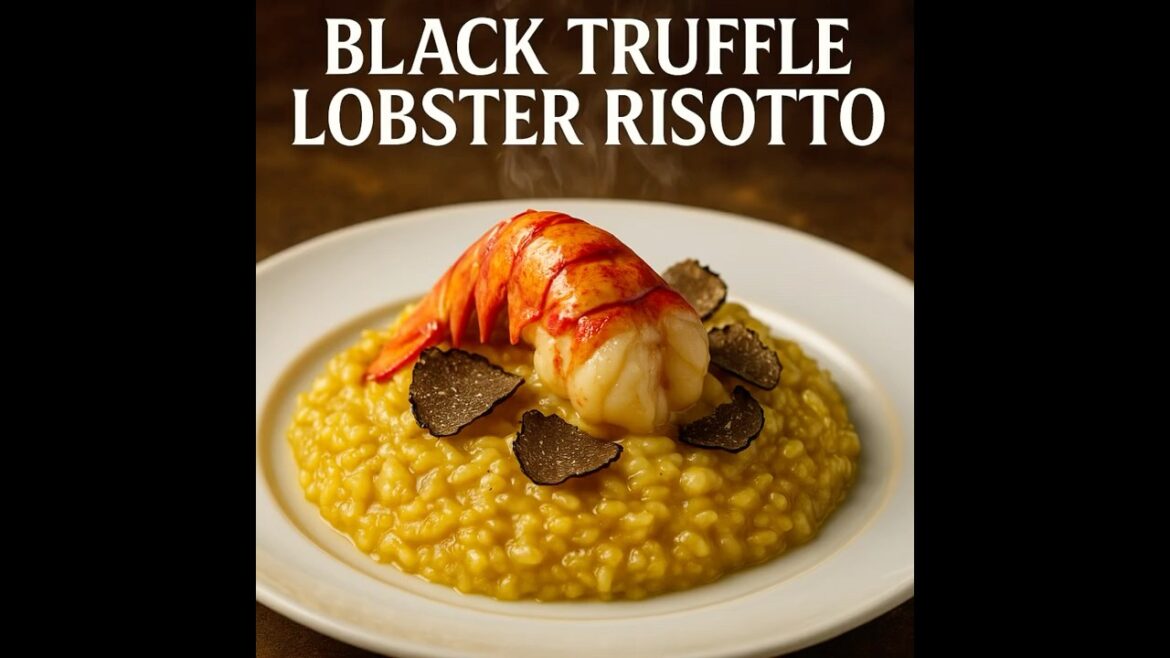 Black Truffle Lobster Risotto #brianminspired #food #thebakefeed #chickenrecipes #cooking #recipe