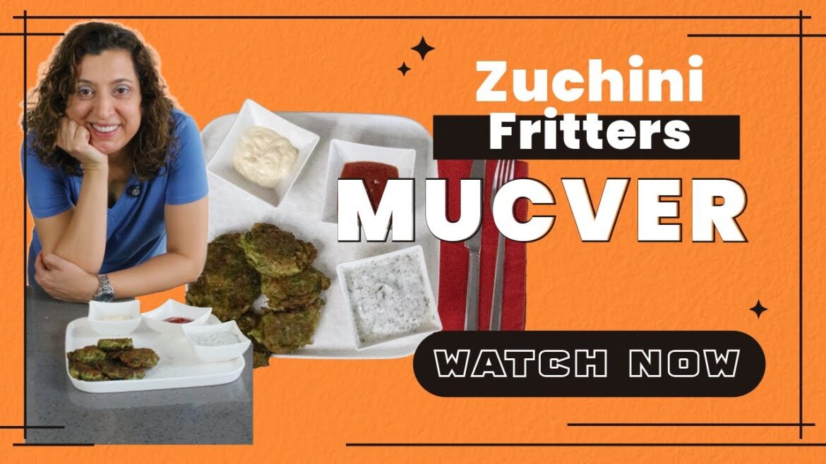 “MUCVER” – Zucchini Fritters. Crispy, Fluffy, Vegetarian, Easy, Authentic side dish in Turkiye. “MUCVER” - Zucchini Fritters. Crispy, Fluffy, Vegetarian, Easy, Authentic side dish in Turkiye.
