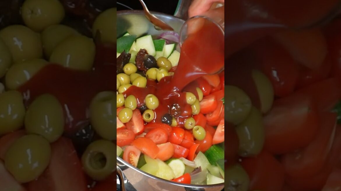 Zucchini Caponata - Sicilian & Delicious