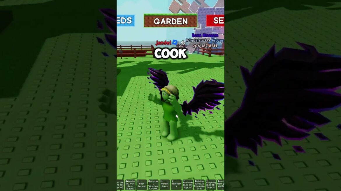 how to be friends with giant in grow a garden (get friendship + how to cook food for giant) roblox