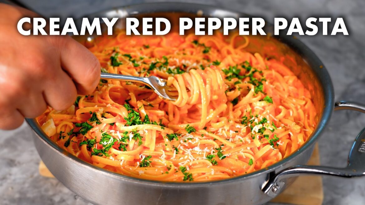 How To Make Creamy Red Pepper Pasta Recipe