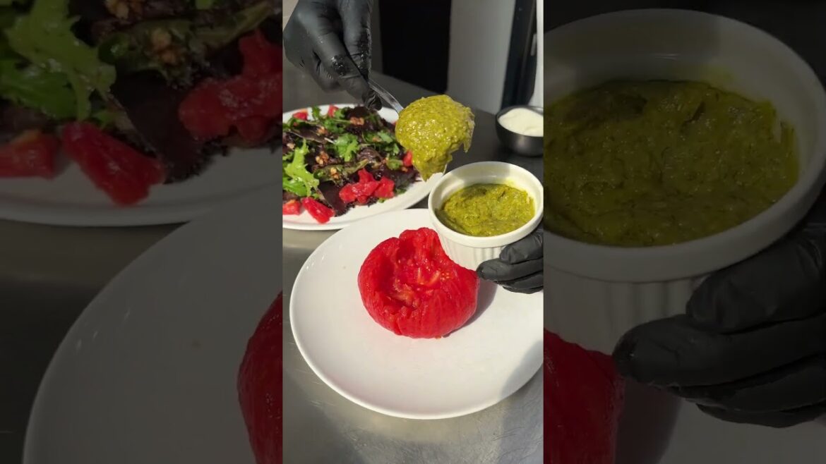 Tomato Burrata Salad #Shorts