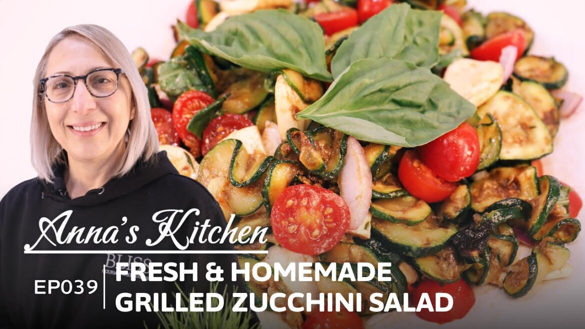 Fresh & Homemade Grilled Zucchini Salad
