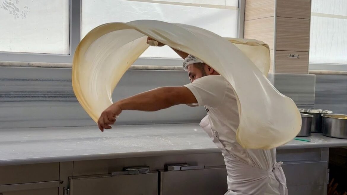 Paper-Thin Dough, the Art of Hand Stretching | Traditional Börek Making