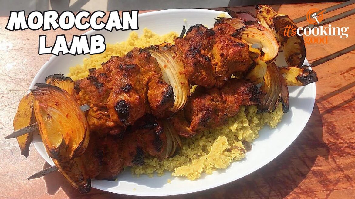 BBQ Moroccan Lamb Kebabs | Juicy, Spiced & Perfectly Charred!