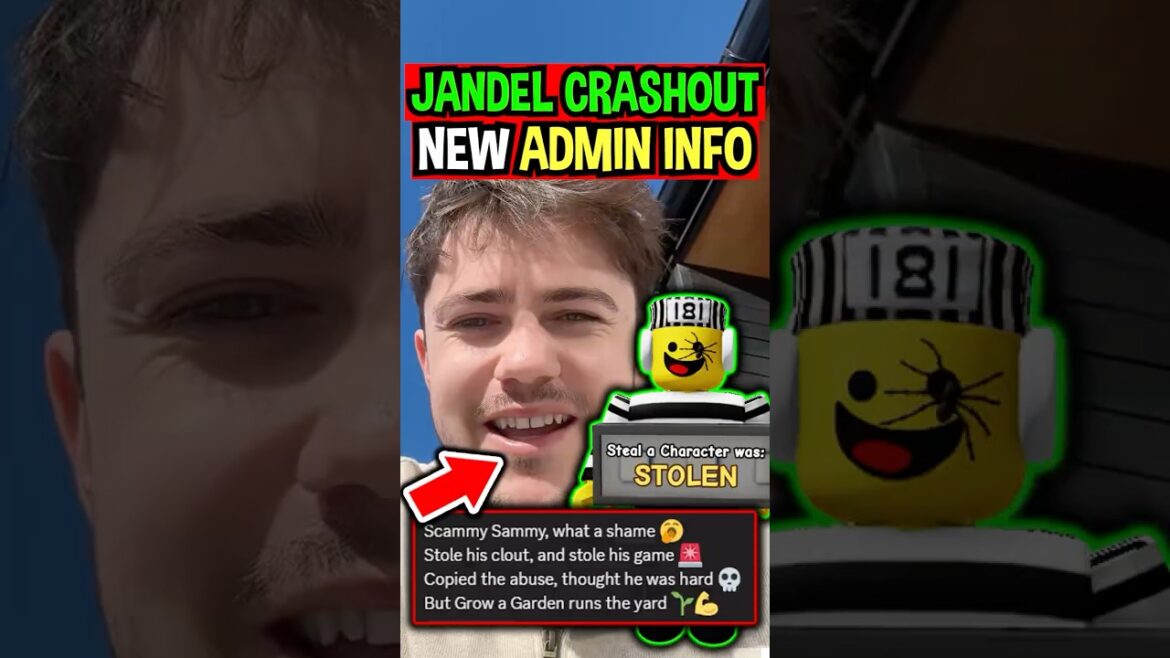 JANDEL ADMIN ABUSE CRASH OUT in Roblox Grow a Garden.. JANDEL ADMIN ABUSE CRASH OUT in Roblox Grow a Garden..