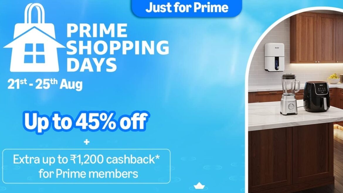 Amazon Prime Shopping Days are LIVE: Grab vacuum cleaners, air fryers and more at up to 45% off
