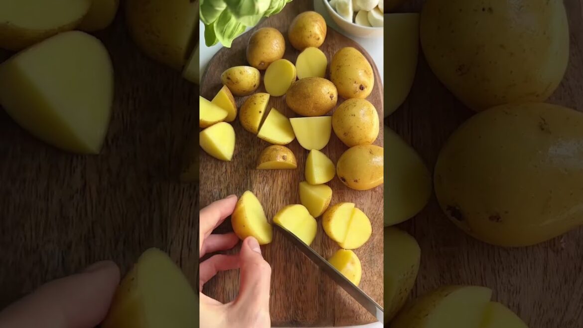 Mediterraner Kartoffelsalat #short #shorts #lilyummi