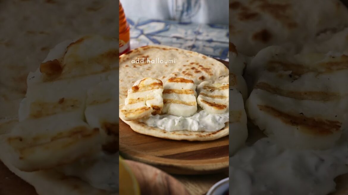Hot Honey Halloumi Flatbread