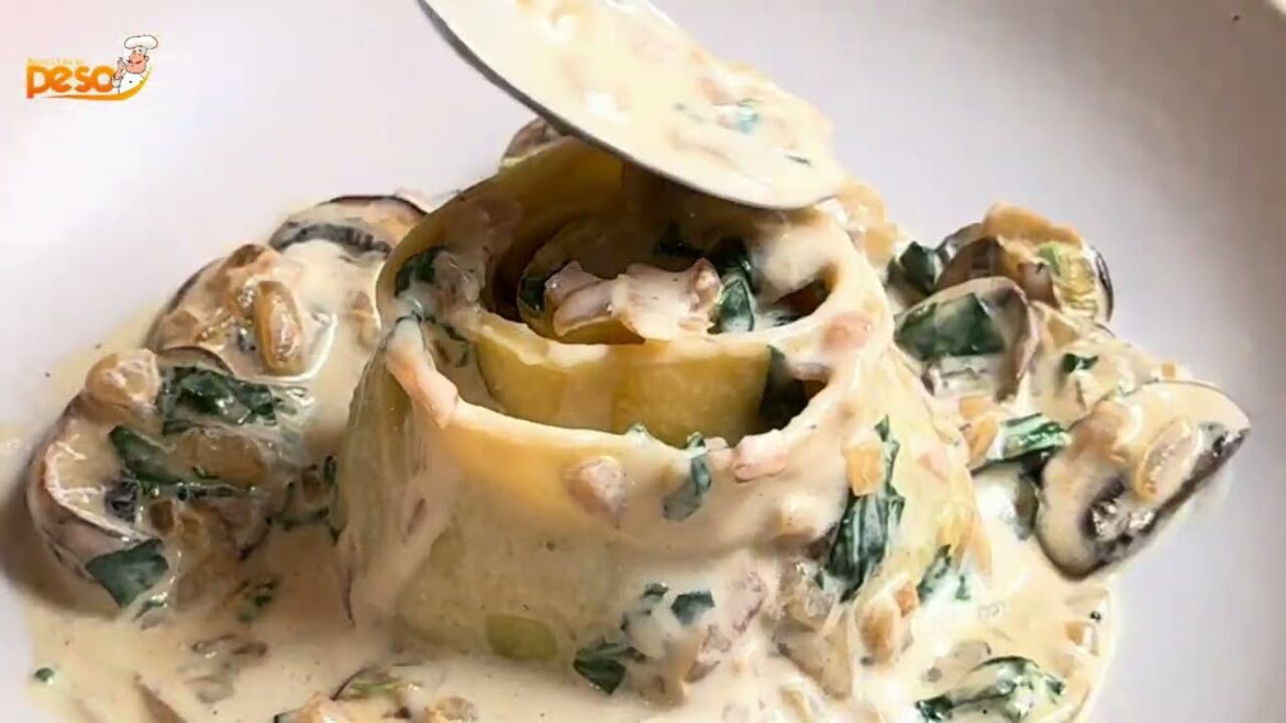 Massa recheada linda e deliciosa!